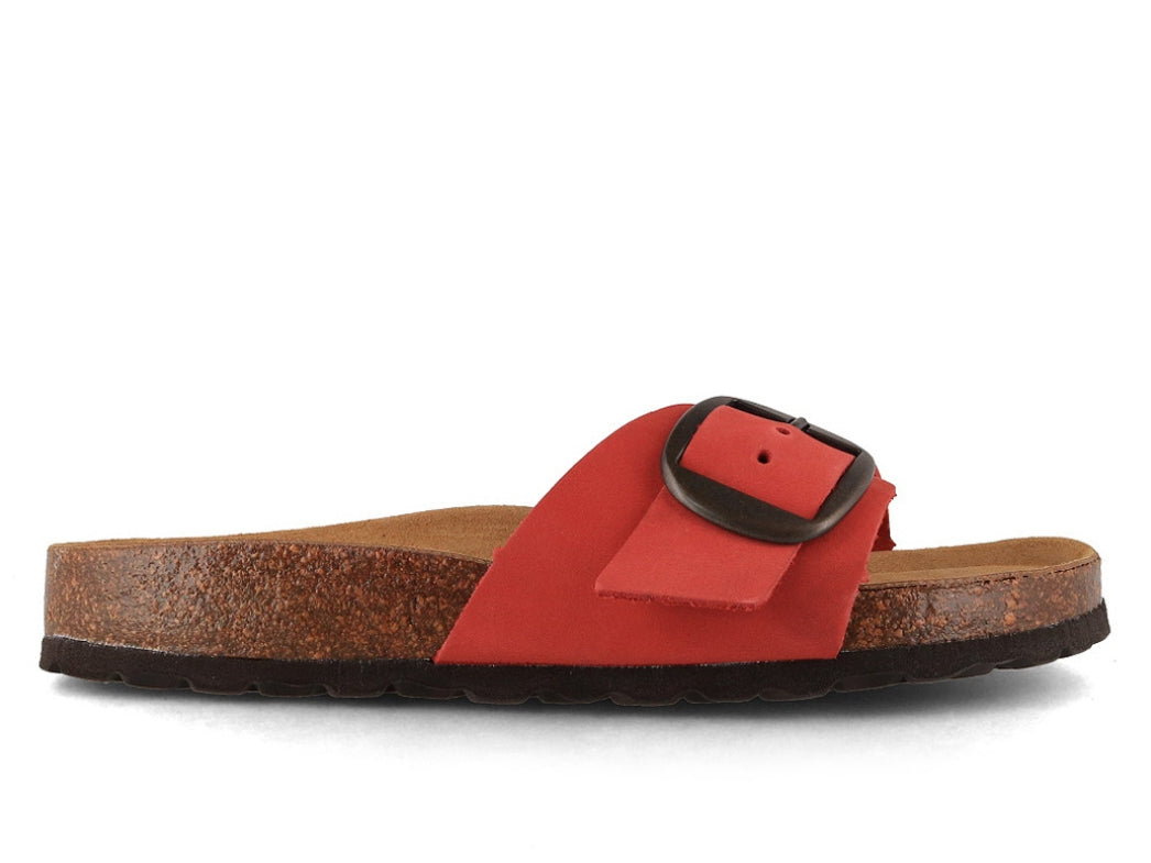 damen pantolette rot