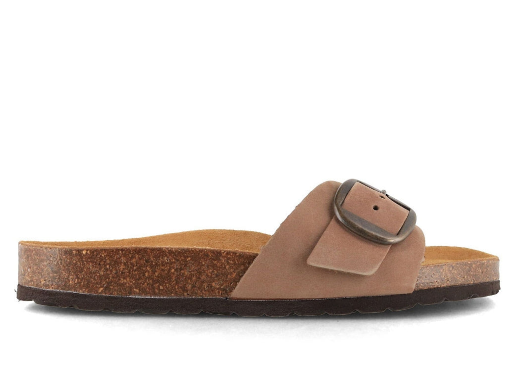 damen pantolette beige