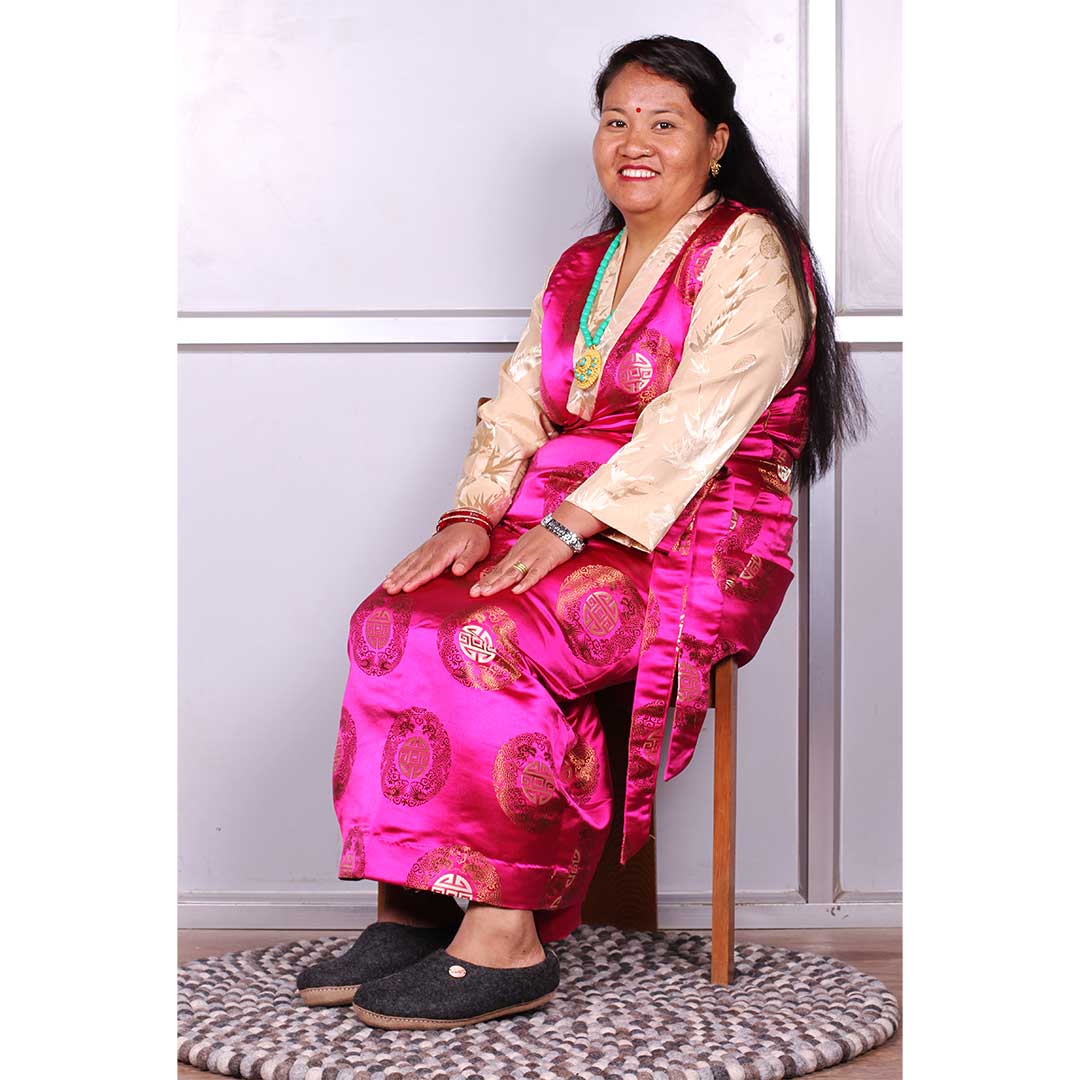 Barfuß-Hausschuh Footprint, graphit