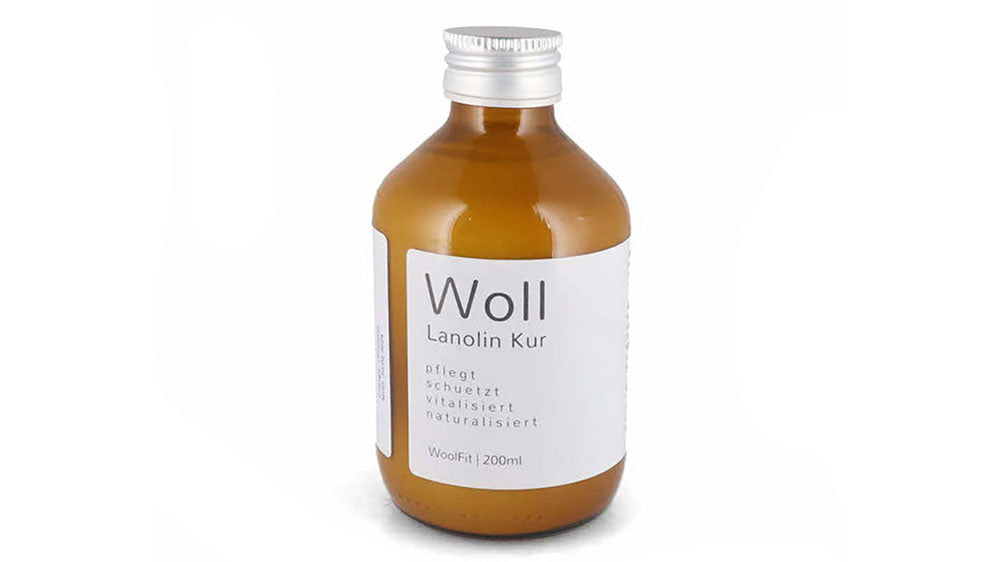 Lanolin Kur zur Pflege der Wolle
