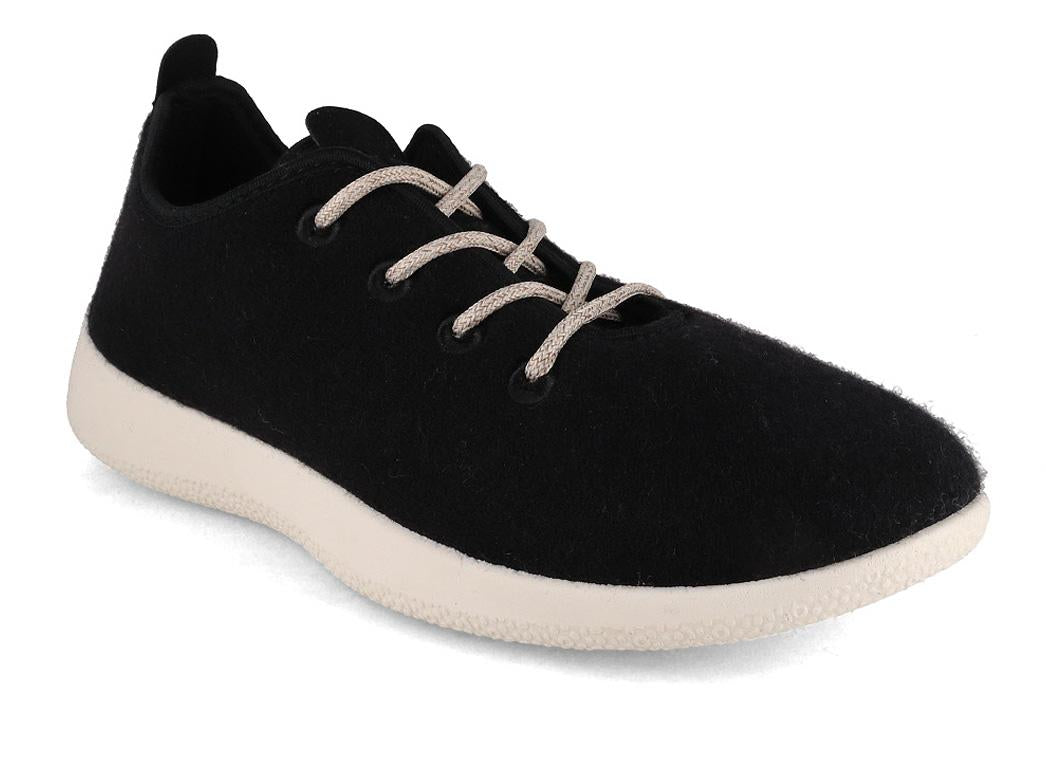 Merino Woll-Sneaker - schwarz