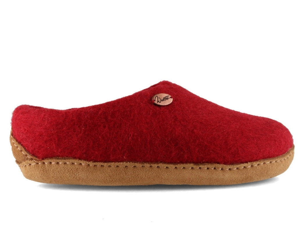 Chaussons pieds nus Footprint, rouge foncé