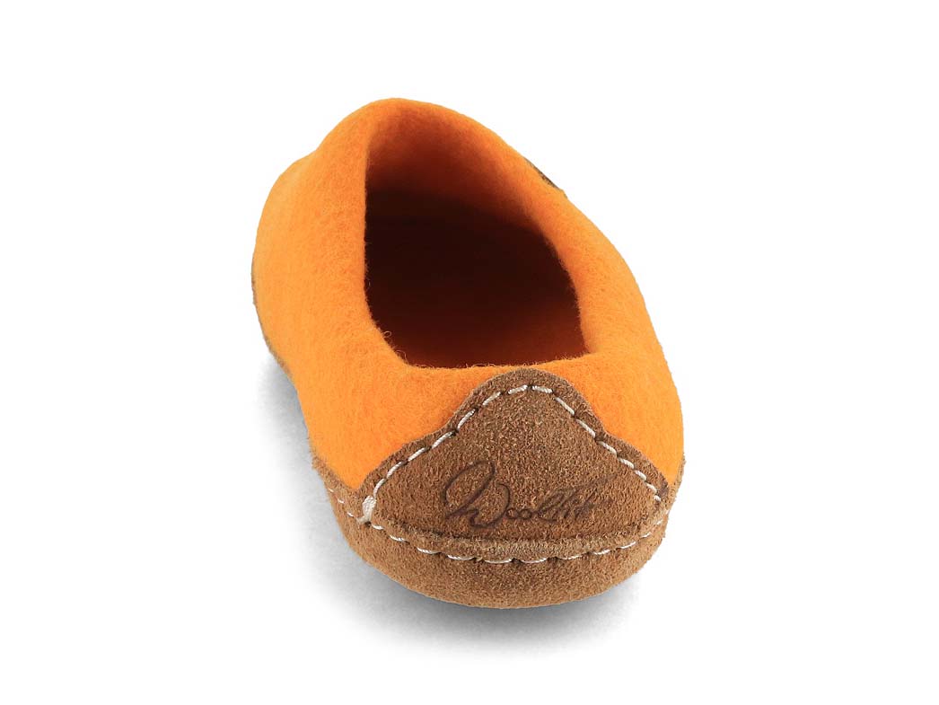 Barefoot Slipper Footprint, orange