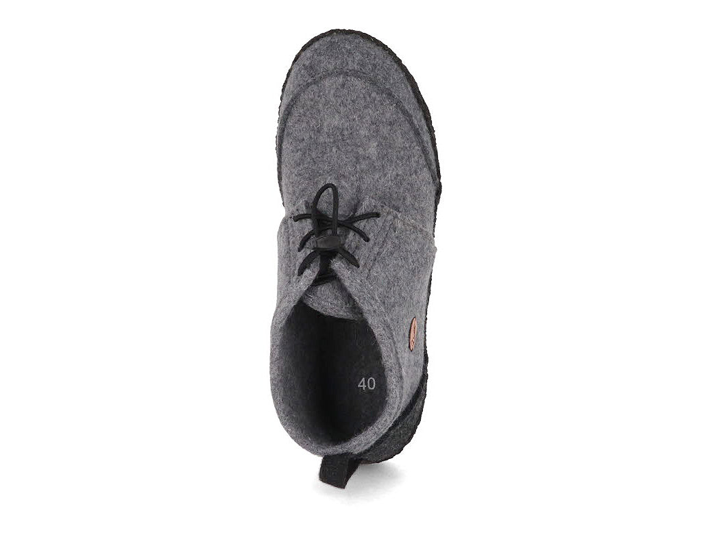 Barfußschuhe Nomad, hellgrau / schwarz