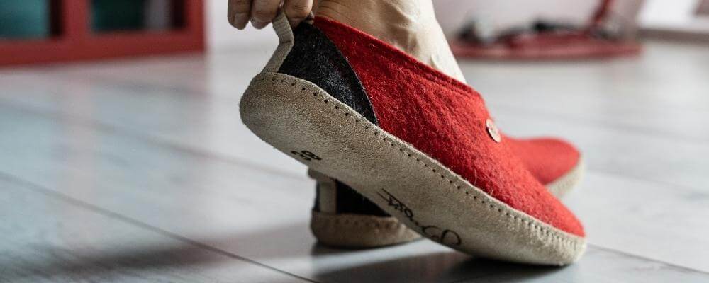 Geschlossene Hausschuhe