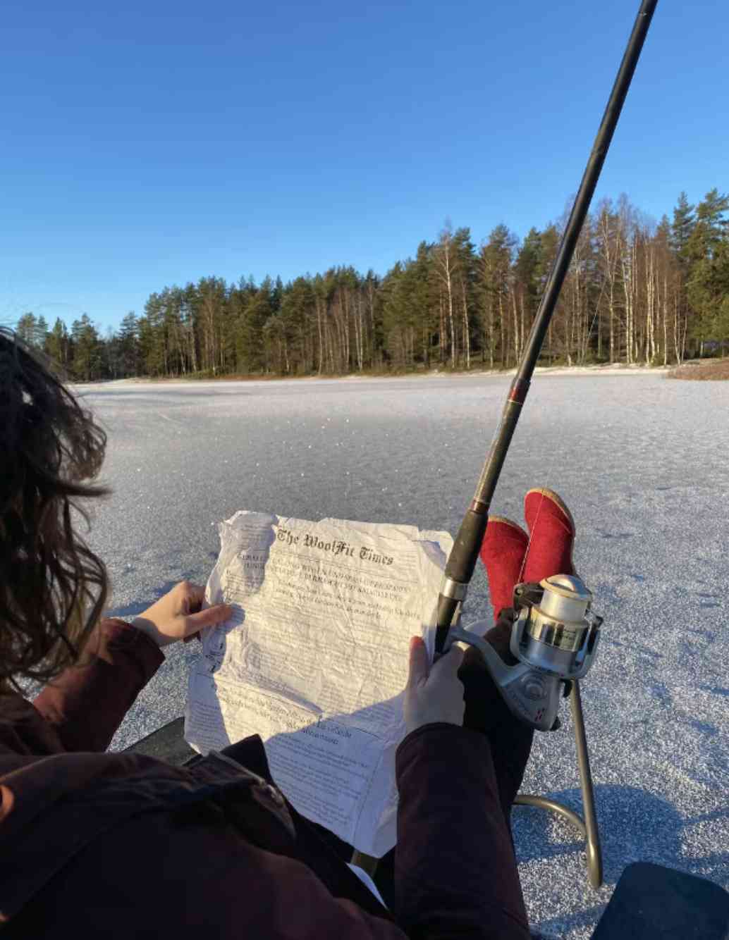 Taiga - hoher Filzhausschuh mit rutschhemmender Gummisohle, dunkelrot