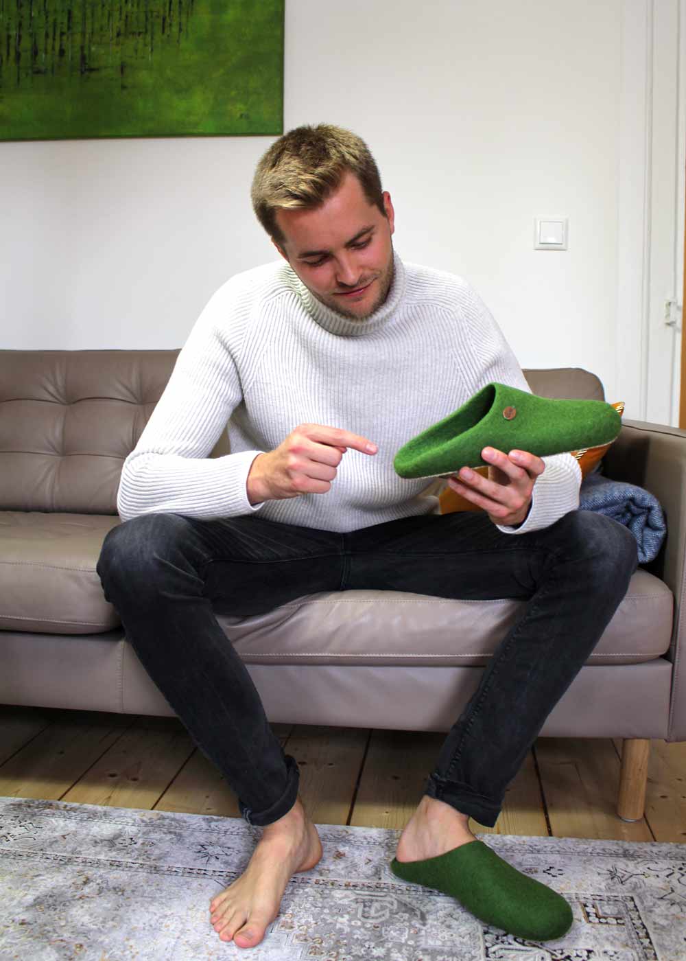 8 tibet-gaestepantoffeln-grasgruen #farbe_grasgruen