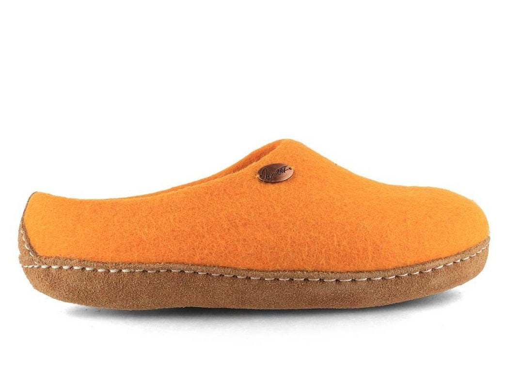 Chaussons pieds nus Footprint, orange