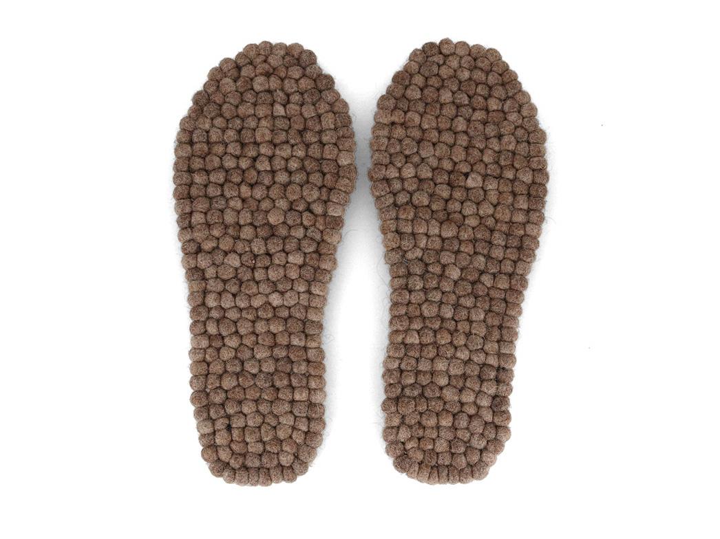 Semelles de massage FeelGood, marron