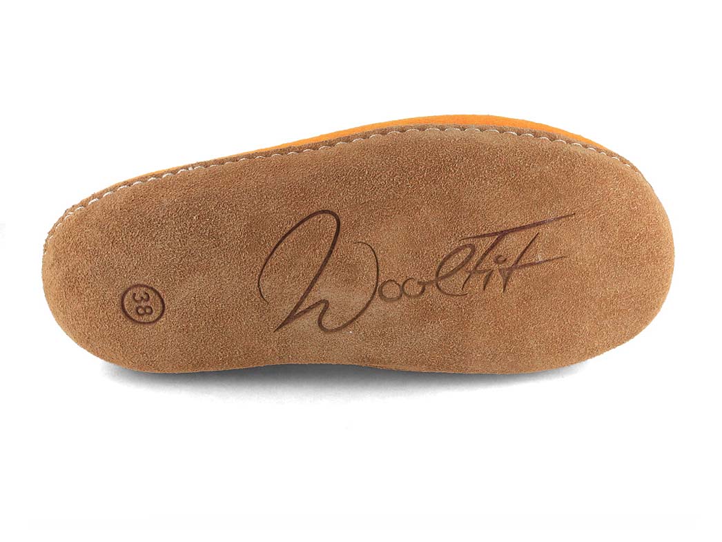 Barefoot Slipper Footprint, orange