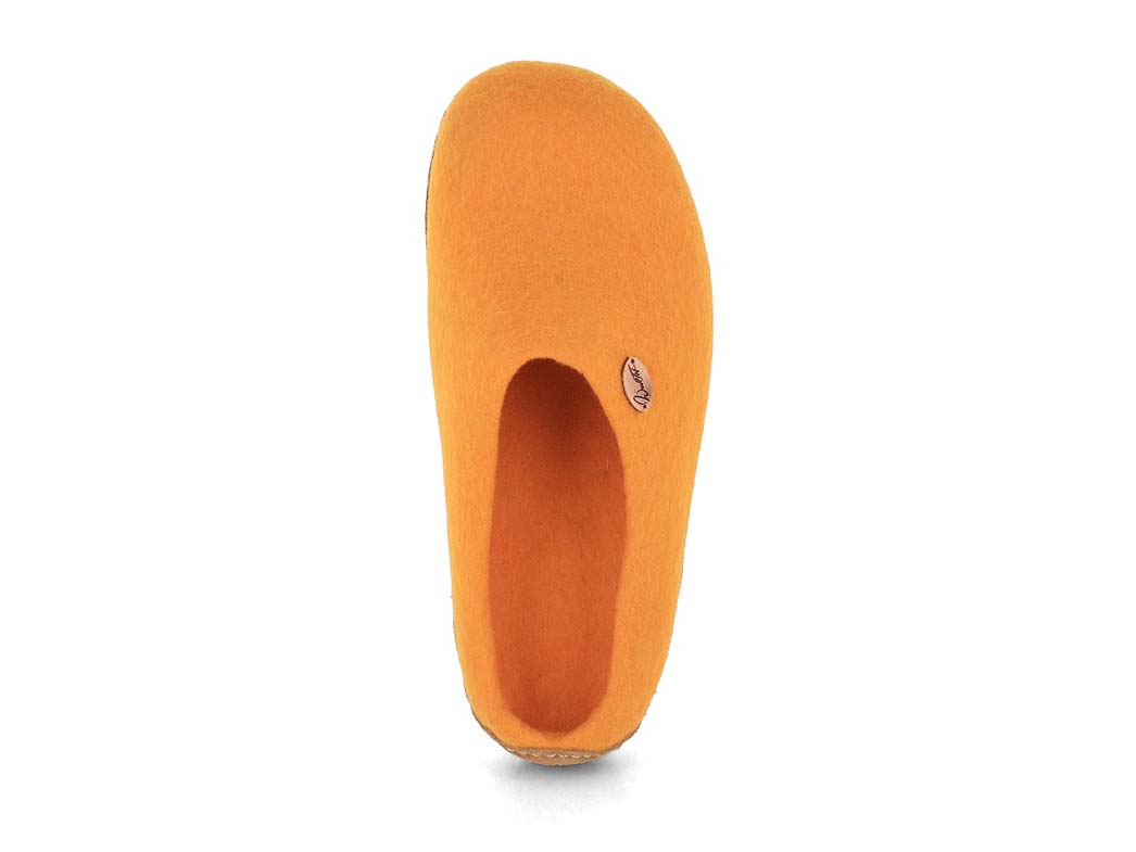 Barefoot Slipper Footprint, orange