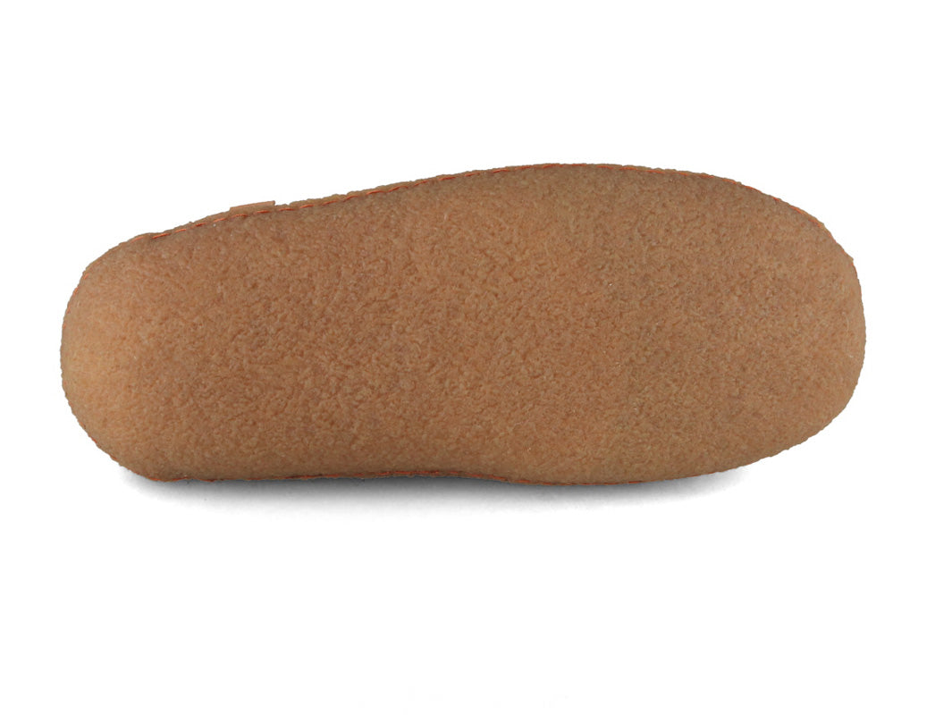 Hüttenschuhe mit Gummisohle Yeti, dunkelrot