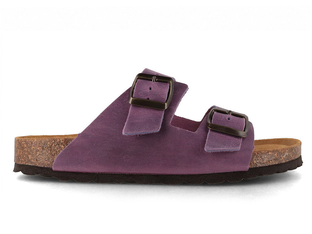 damen sandale lila